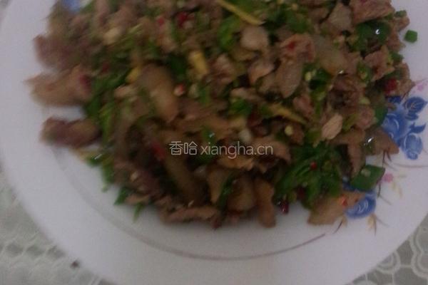 青椒炒肉的做法图解5