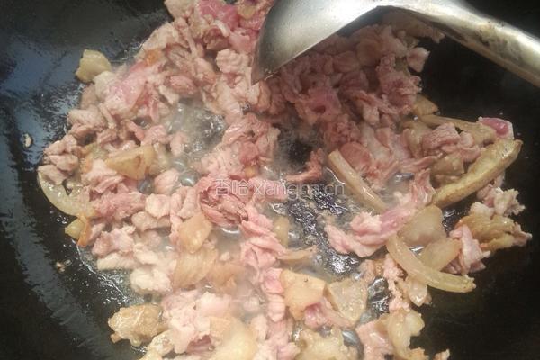 青椒炒肉的做法图解3