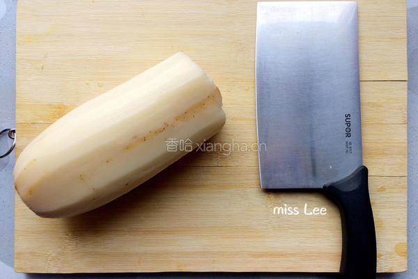 姜汁老醋拌藕片的做法图解1