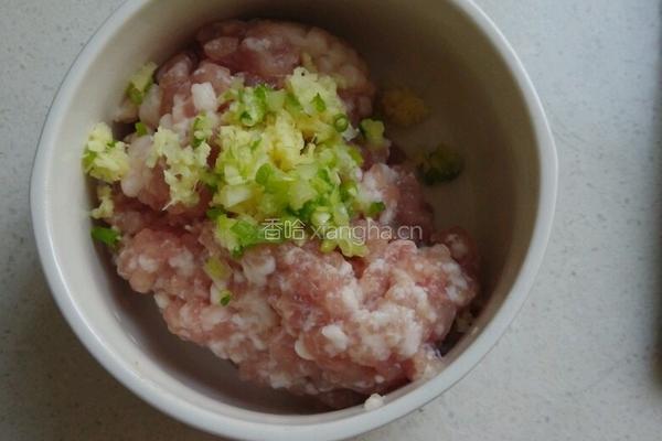 蒸豆腐酿肉的做法图解2