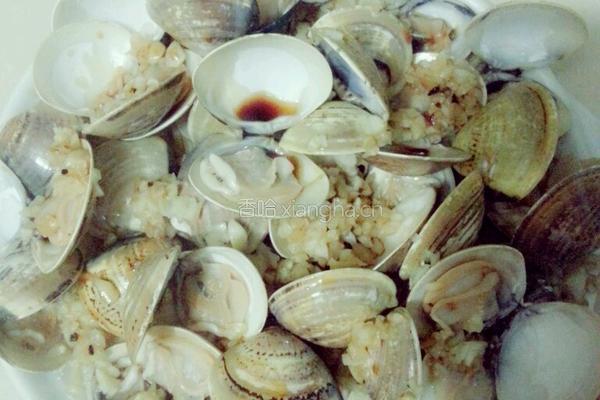 蒜蓉粉丝金针菇蛤蜊的做法图解7