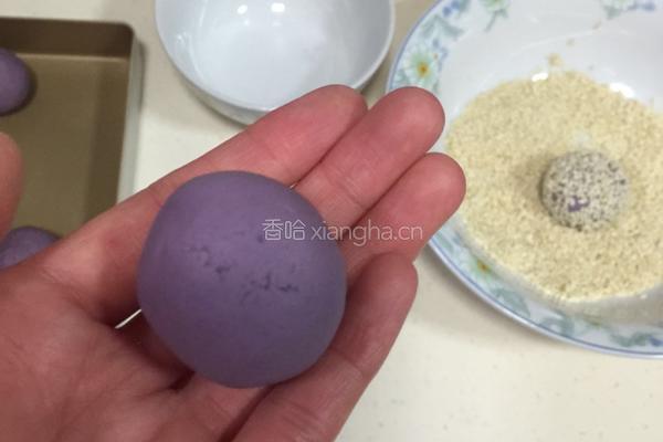 紫薯肉松球的做法图解12