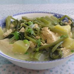 雪里蕻炖豆腐的做法[图]