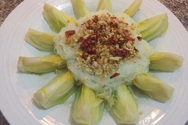 蒜蓉粉丝娃娃菜的做法图解5