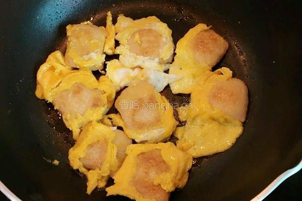 鸡蛋香煎鱼豆腐的做法图解5