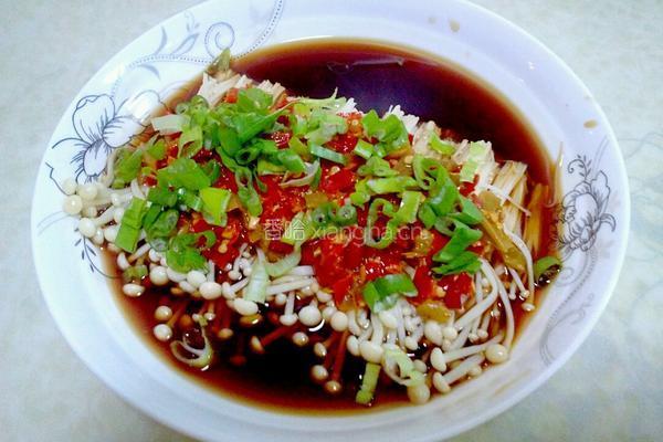 剁椒蒸金针菇