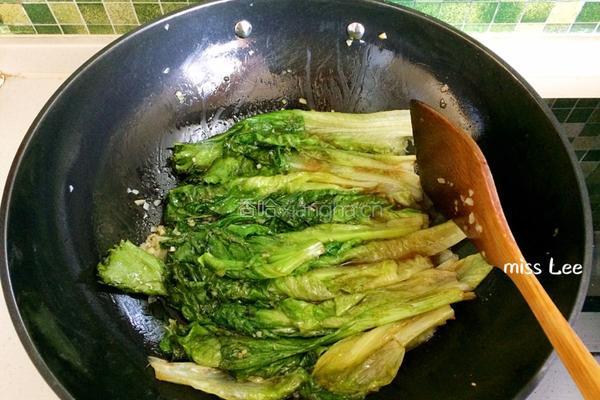 蚝油生菜的做法图解6