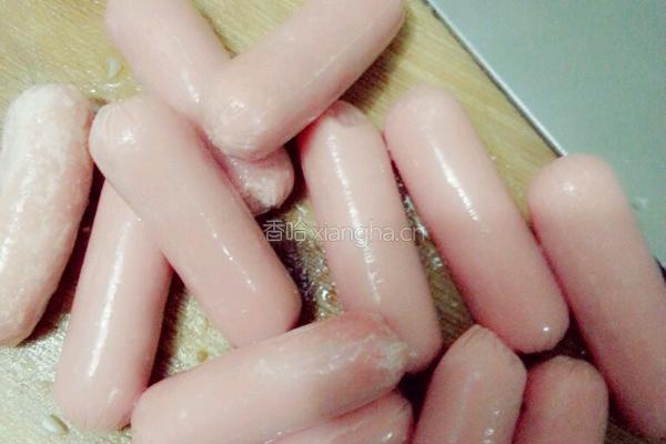 肉末香菇蒸鸭蛋火腿的做法图解4