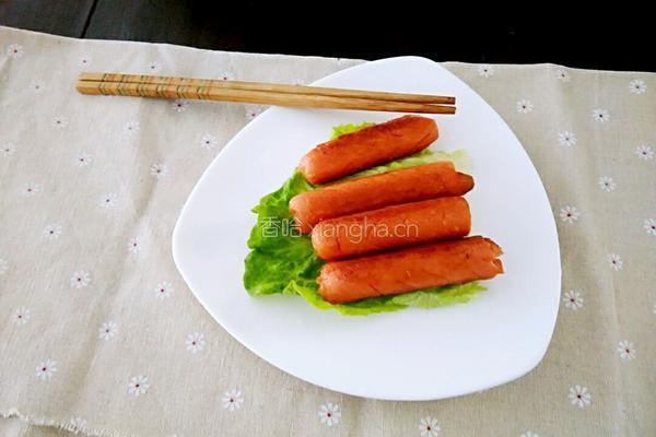 叉烧火腿早餐的做法图解4
