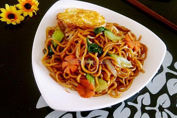 鸡蛋炒面的做法图解10