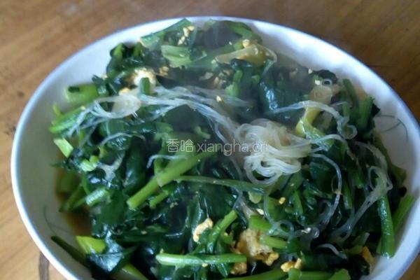 菠菜鸡蛋粉丝😃的做法图解6