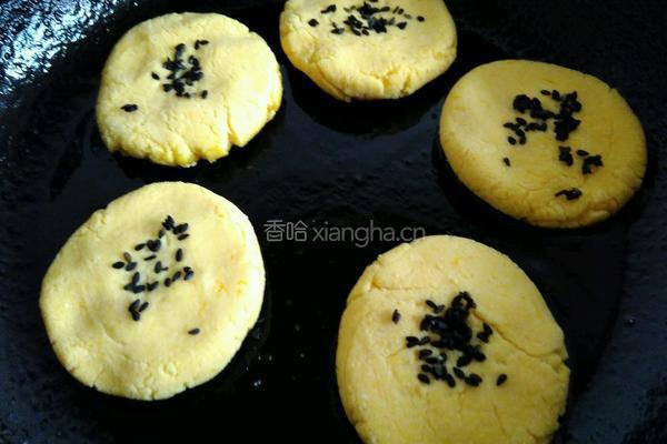 椰香南瓜饼的做法图解11