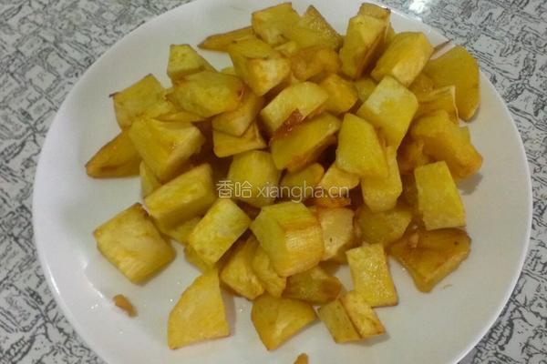 拔丝地瓜的做法图解4