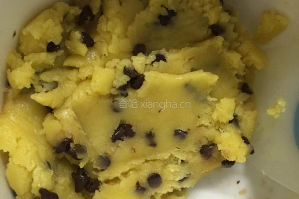 巧克力豆饼干的做法图解4