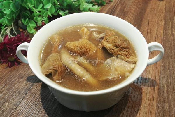 姬松茸凤爪汤的做法图解6
