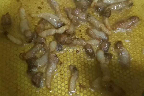 菠菜炒肉的做法图解6