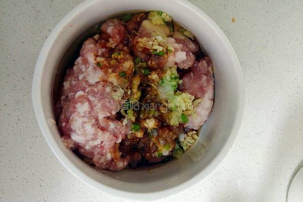 豆腐酿肉的做法图解3