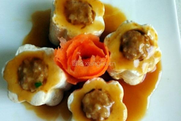 豆腐酿肉的做法图解18