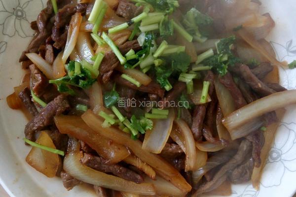 洋葱牛肉丝的做法图解3