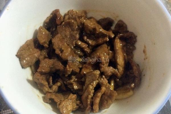 爆炒牛肉的做法图解5