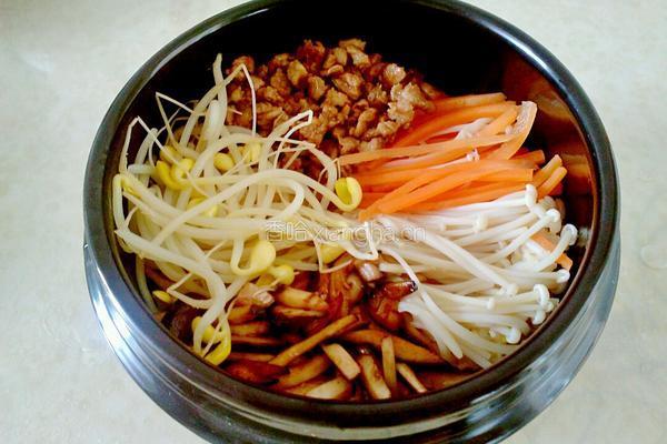 石锅拌饭的做法图解9