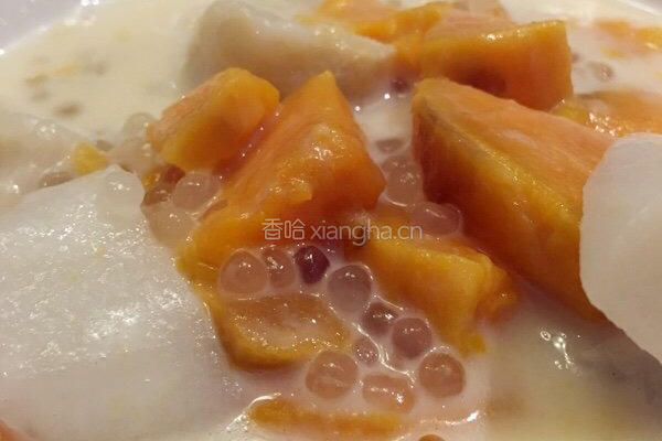 地瓜芋头山药西米露的做法图解4