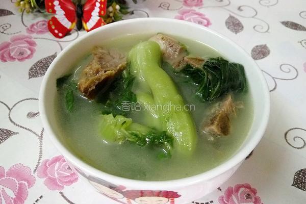 咸骨芥菜汤的做法图解8