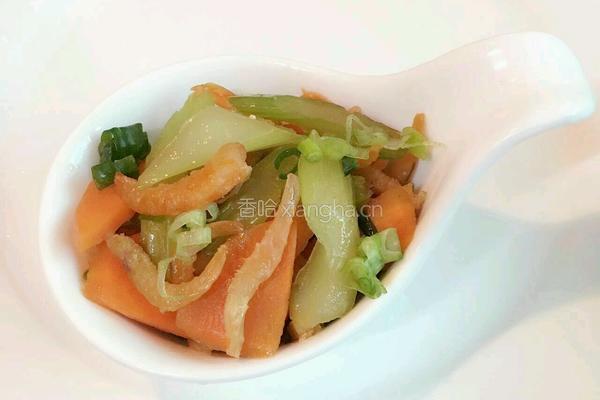 虾仁西芹什炒的做法图解8