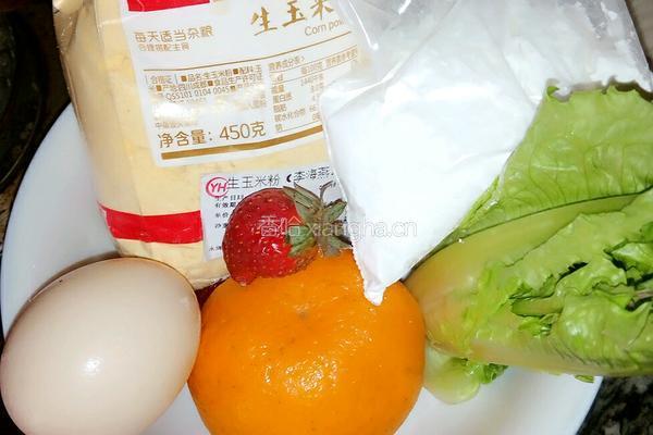 生菜煎饼的做法图解1