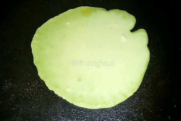 生菜煎饼的做法图解4