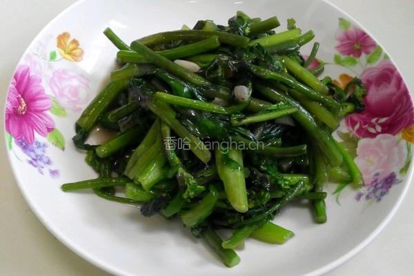 蒜泥红苔菜的做法图解6