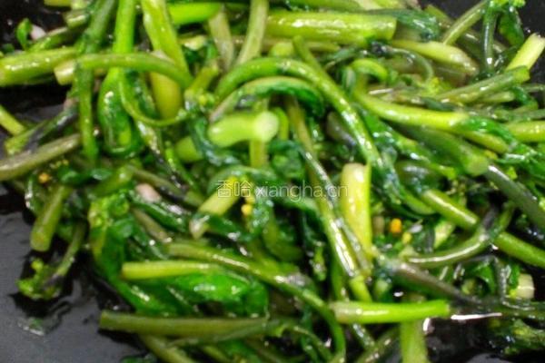 蒜泥红苔菜的做法图解5
