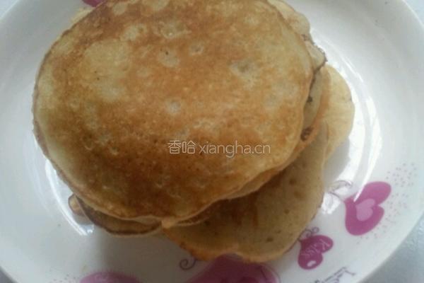 草莓奶油香蕉松饼的做法图解14