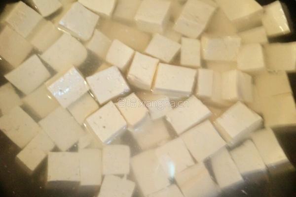 红烧豆腐的做法图解2