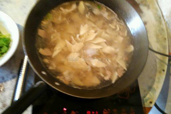 肉香汤面叶的做法图解3