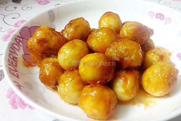 茄汁鹌鹑蛋的做法图解8