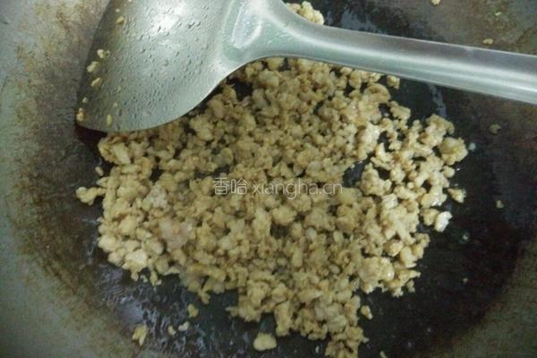 韭菜肉沫炒面的做法图解3