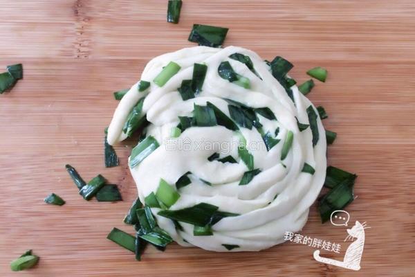韭菜拉丝饼的做法图解10