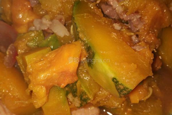 叉烧酱猪肉煮南瓜的做法图解6
