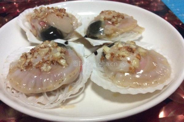蒜蓉粉丝蒸扇贝的做法图解10