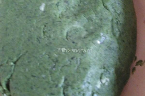 艾叶粑的做法图解3