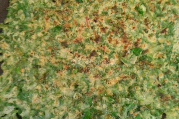 芹菜叶饼的做法图解4