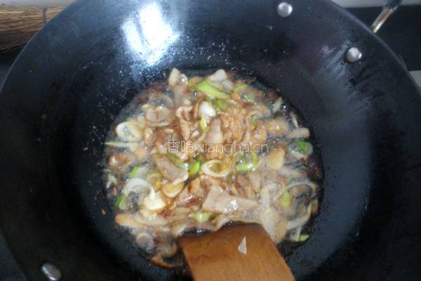 鲜蘑炒干豆腐的做法图解3