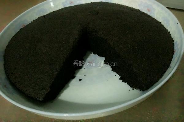 黑米蛋糕的做法图解6