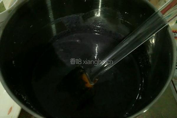 黑米蛋糕的做法图解4