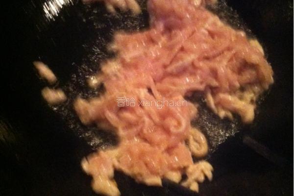 鸡丝豌豆苗的做法图解4