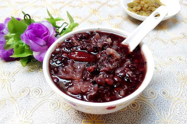 红豆黑米粥的做法图解9