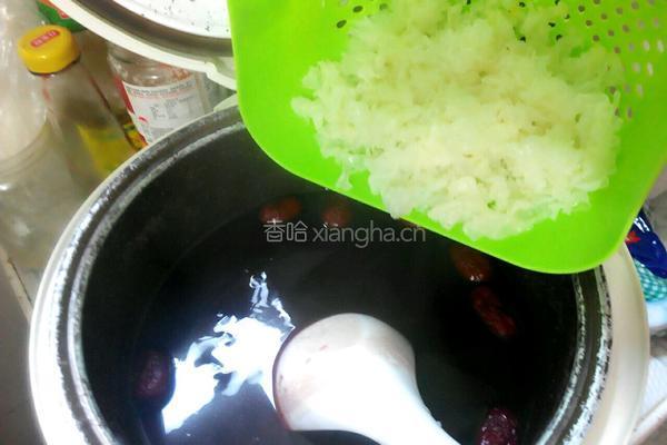 红豆黑米粥的做法图解6