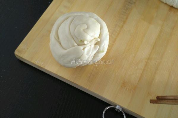 葱花火腿酥油手抓饼的做法图解6