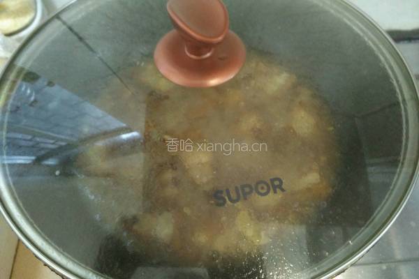 冰糖酸梅焖扣肉的做法图解7